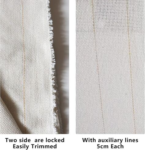 Tuftech 79 * 59 inches Non-breakable Tufting Cloth with Mark Lines,Primary Monks Cloth for Tufting Gun, Rugs, Punch Needle,Large Size tufting Fabric,One of Tufting Supplies in Kuwait