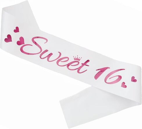 LXYXUUN Sweet 16 وشاحًا أزرق ملكي، وشاح عيد ميلاد من رقائق الفضة لتزيين حفلات عيد الميلاد السادس عشر المضحكة، أفكار هدايا لوشاح فتاة حلوة 16 يومًا in Kuwait