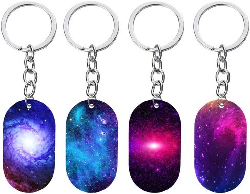 Nifocc Oval Keychain Silicone Molds - 4 Pcs, Large Size, DIY Crafts, Dog Tag, Keychain Making in Kuwait