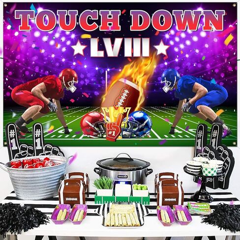 ديكورات حفلات كرة القدم، لافتة خلفية لألعاب كرة القدم الفائقة، موضوع كرة القدم، هدايا حفلات أعياد الميلاد، دعامات خلفية للتصوير الفوتوغرافي in Kuwait