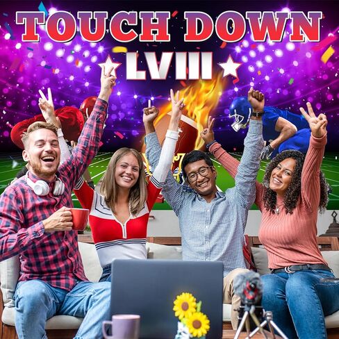 ديكورات حفلات كرة القدم، لافتة خلفية لألعاب كرة القدم الفائقة، موضوع كرة القدم، هدايا حفلات أعياد الميلاد، دعامات خلفية للتصوير الفوتوغرافي in Kuwait