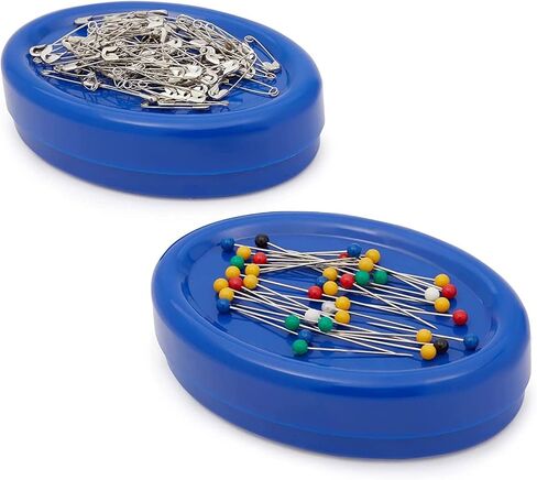 Juvale Magnetic Pin Cushion, Sewing Tools (Blue, 2 Pack) in Saudi Arabia