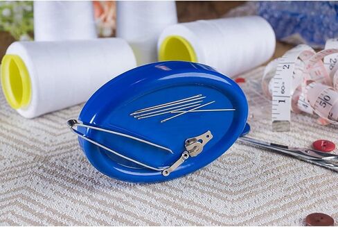 Juvale Magnetic Pin Cushion, Sewing Tools (Blue, 2 Pack) in Saudi Arabia