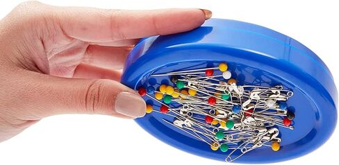 Juvale Magnetic Pin Cushion, Sewing Tools (Blue, 2 Pack) in Saudi Arabia