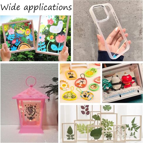 AHANDMAKER 20 Pcs Clear Polystyrene Flexible Plastic Board Sheet, 8 x 11 inch Clear Plastic Sheet with Protective Paper for Craft, Windows, Picture Frames, DIY Display Projects in Saudi Arabia