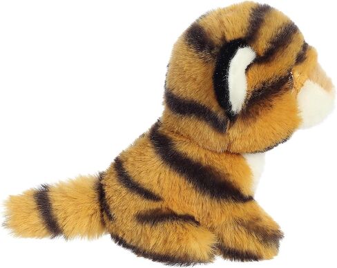 Aurora® Eco-Friendly Eco Nation™ Mini Tiger Stuffed Animal - Environmental Consciousness - Recycled Materials - Orange 5 Inches in Saudi Arabia