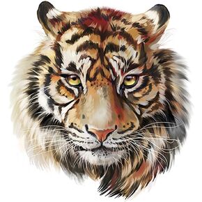 الذئب الحديد على رقعة جميلة الذئب يزين الألوان المائية الشعبية نمط مخصص نقل الحرارة ملصق الفينيل مع درجة -A ملصقات نقل حرارية مقاومة للماء وقابلة للغسل ل DIY تي شيرت فساتين جاكيت in Kuwait