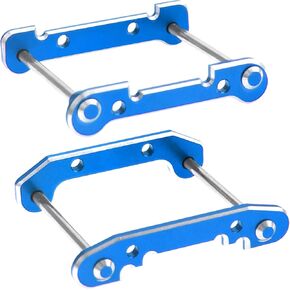Vgoohobby Front Rear Swing Arm Reinforcement Mounts Plate Compatible with WLtoys 144001 144002 144010 124016 124017 124018 124019 RC Car (Red)