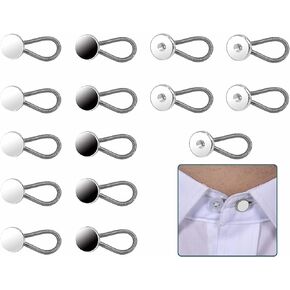 15 قطعة من وصلات الياقة، وموسعة الرقبة، وموسعات الأزرار، وزر عجب مرن لقمصان الرجال التي تناسب البنطلون والمعطف والقمصان in Kuwait