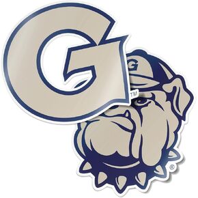Georgetown University Hoyas GU Sticker Vinyl Decal Laptop Water Bottle Car Scrapbook (4 Inch Set V1) in Saudi Arabia