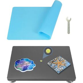 15.7x11.8in Leveling Board for Epoxy Resin, Adjustable Resin Leveling Board，Self-Leveling Table with Silicone Pad ，for DIY Resin Supplies, Acrylic Pouring Tool in Kuwait