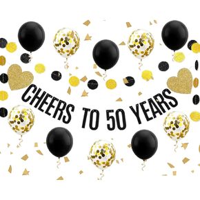 The Beginning of a New Chapter Banner Funny Farewell Graduation Farewell Moving Away Happy Retirement Party Decorations Supplies Glitter Hanging Garland Kit Balloons Bunting Backdrop Adult Black Gold