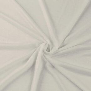 Texco Inc خفيف الوزن بلون سادة 100% رايون جيرسي متماسك في اتجاهين ملابس تزيين قابلة للتمدد من القماش DIY، أبيض فاتح 1 ياردة in Kuwait