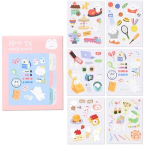 Monolike Message & Label Sticker Pack Series.2 (102Pcs) - Variety Pack, Journal, Scrapbook, Waterproof, Fancy Sticker
