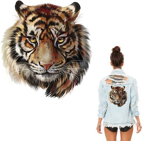 الذئب الحديد على رقعة جميلة الذئب يزين الألوان المائية الشعبية نمط مخصص نقل الحرارة ملصق الفينيل مع درجة -A ملصقات نقل حرارية مقاومة للماء وقابلة للغسل ل DIY تي شيرت فساتين جاكيت in Kuwait