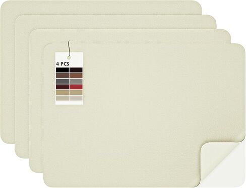 MICTER 2 قطعة رقعة إصلاح جلدية ذاتية اللصق، شريط إصلاح جلدي مقاس 7.8 × 11 بوصة، طقم إصلاح جلدي للسيارات والأثاث والأرائك والأريكة وحقائب اليد والسترات (أسود) in Saudi Arabia