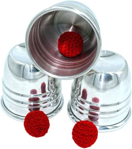 بريليانت ماجيك اكواب وكرات سحرية - اكواب الومنيوم مصقولة بجودة احترافية وكرات محبوكة متضمنة in Kuwait