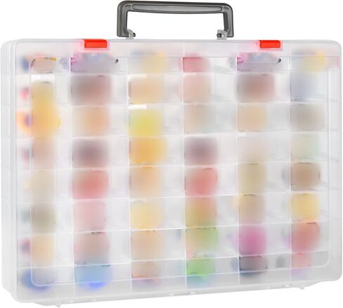 حافظة متوافقة مع سلسلة ديزني دوربلز مالتي بيك 7 8 6 5، مجموعة العاب صغيرة قابلة للتجميع لشخصيات اميرات ديزني، حامل منظم عرض العاب الاطفال (صندوق فقط) - شفاف in Kuwait