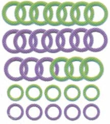 Clover Needlecrafts Soft Stitch Ring Markers 30 Pack 3107 (3-Pack)3 in Saudi Arabia