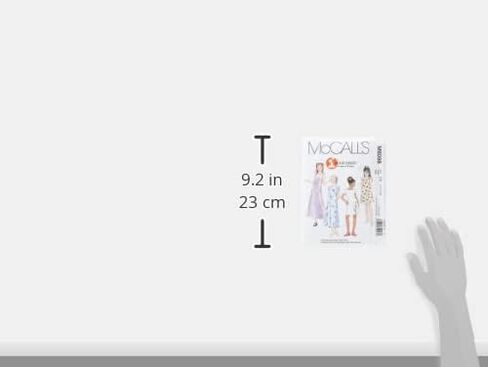 McCall's Patterns M6098 Girls' Dresses in 2 Lengths, Size CS (12-14-16) in Saudi Arabia
