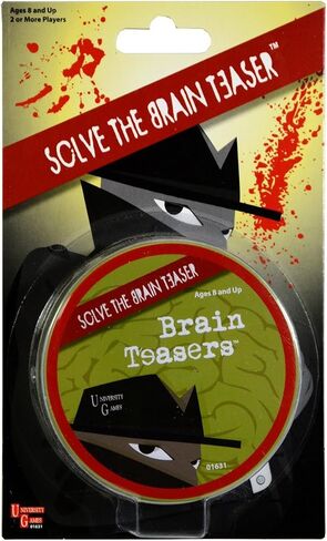 University Games Mystery, Mind and Logic - Brain Teasers Red in Saudi Arabia