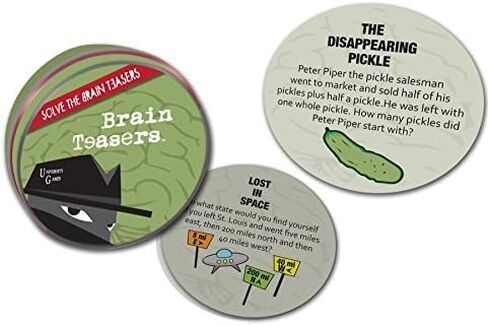 University Games Mystery, Mind and Logic - Brain Teasers Red in Saudi Arabia