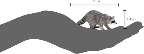 MOJO Racoon Realistic International Wildlife Toy Replica Hand Painted Figurine in Kuwait