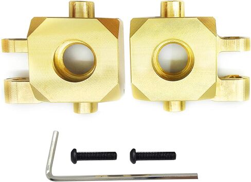 مفاصل توجيه نحاسية شديدة التحمل من رافلوت، ملحقات ترقية مفصل التوجيه لسيارة كرولر ار اكس 4 ام بمقياس 1/18 in Kuwait