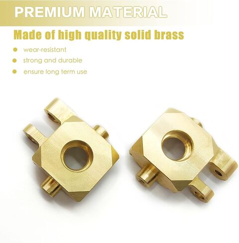 مفاصل توجيه نحاسية شديدة التحمل من رافلوت، ملحقات ترقية مفصل التوجيه لسيارة كرولر ار اكس 4 ام بمقياس 1/18 in Kuwait