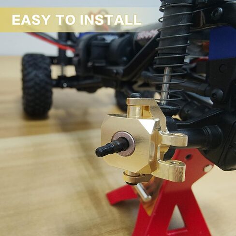 مفاصل توجيه نحاسية شديدة التحمل من رافلوت، ملحقات ترقية مفصل التوجيه لسيارة كرولر ار اكس 4 ام بمقياس 1/18 in Kuwait