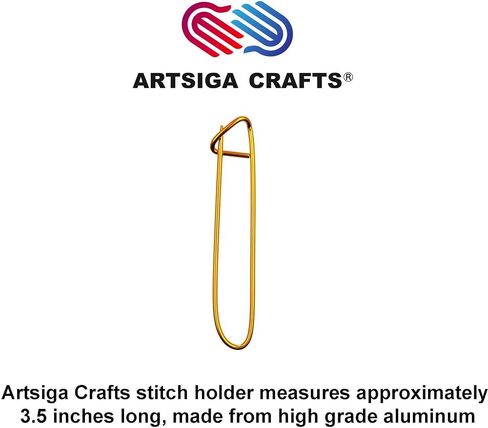 ChiaoGoo Twist Swiv360 Swivel Cable Small 8-inch (20cm) Fits US 2, 3, 4, 5, 6, 7, 8 Interchangeable Knitting Needle Tips, Bundle with 1 Tightening Key & 1 Artsiga Crafts Stitch Holder 7708-S in Saudi Arabia