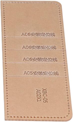 Long Wallet Acrylic Template,6Pcs DIY Leathercraft Clear Acrylic Wallet Pattern Stencil Transparent Handmade Leather Goods for DIY Tool in Saudi Arabia