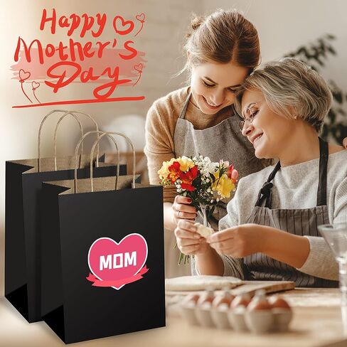 حقائب هدايا UCGOU مقاس 5.25 × 3.75 × 8 و8 × 4.25 × 10.5 و10 × 5 × 13 بوصة مقاس مختلط 75 قطعة إجماليًا - 25 قطعة لكل كيس ورق كرافت بني مع مقابض وحقائب تسوق وحقائب هدايا للحفلات وحقائب الهدايا الجيدة in Kuwait