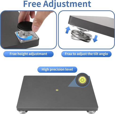 15.7x11.8in Leveling Board for Epoxy Resin, Adjustable Resin Leveling Board，Self-Leveling Table with Silicone Pad ，for DIY Resin Supplies, Acrylic Pouring Tool in Kuwait