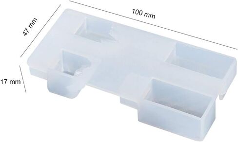 2 قطعة USB الراتنج العفن DIY USB ديكورات الراتنج الديكور الحرفية USB فلاش درايف DIY العفن الايبوكسي الراتنج قوالب للمجوهرات in Kuwait