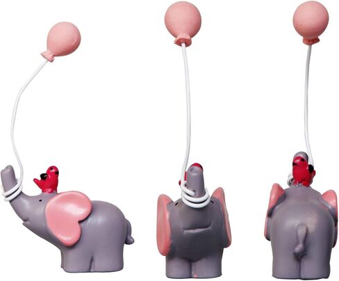 زوج واحد من أغطية الكيك من Sunormi باللون الأزرق والوردي مع بالونات تزيين الكعك لحفلات استقبال المولود الجديد للبنات والأولاد والبنات وديكور كعكة عيد ميلاد للأطفال in Kuwait