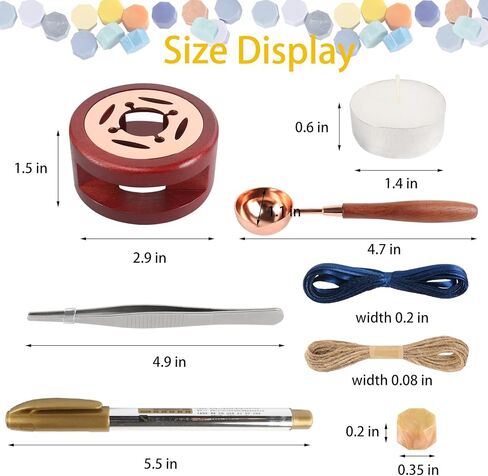 طقم ختم الشمع 388 قطعة، طقم ختم الشمع مع خرز ختم الشمع، سخان ختم الشمع، قلم معدني لختم الشمع، ملعقة ختم الشمع والشموع، مجموعة ختم الشمع لختم الحروف على الأظرف العتيقة (وردي) in Kuwait