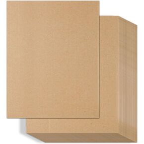 AKOLAFE 50 Pack 8.7x11 Inch Corrugated Cardboard Sheets 3mm Thick Flat Cardboard Sheets Brown Kraft Paper Sheets Cardboard Squares Separators for Shipping Mailing Packing Picture Frame Backing Project in Kuwait