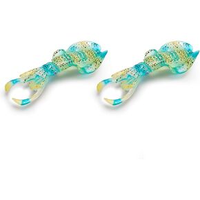 Aydinids 2 قطعة تماثيل الحبار الواقعية مصغرة الحبار محاكاة الحيوانات أرقام هدية عيد ميلاد، الحبار الأخضر in Kuwait