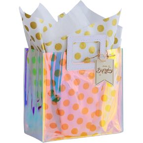 8.3'' Small Mothers Day Gift Bag with Tissue Paper and Gift Tag