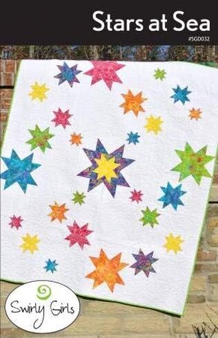 Swirly Girls Quilt Pattern - Stars at Sea (60" x 72") in Saudi Arabia