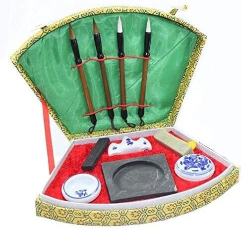 US Seller Chinese Calligraphy Brush Pen Writing Ink Painting Sumo Box Set D13084 in Kuwait