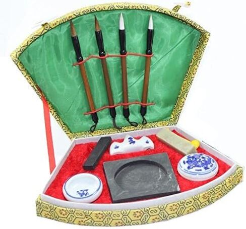 US Seller Chinese Calligraphy Brush Pen Writing Ink Painting Sumo Box Set D13084 in Kuwait
