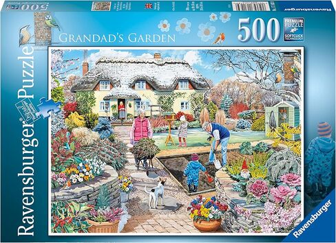 Ravensburger Grandad’s Garden 500 Piece Jigsaw Puzzle for Adults & Kids Age 10 Years Up in Saudi Arabia