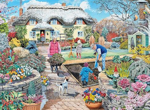 Ravensburger Grandad’s Garden 500 Piece Jigsaw Puzzle for Adults & Kids Age 10 Years Up in Saudi Arabia