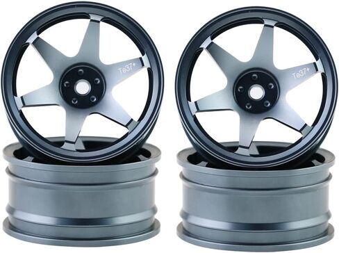 RC Alloy Rims Car Wheel Hub Hex 12mm Aluminium 52mm for 1.9inch Tires RC Crawler Car and 1/10 On-Road/Drift in Saudi Arabia