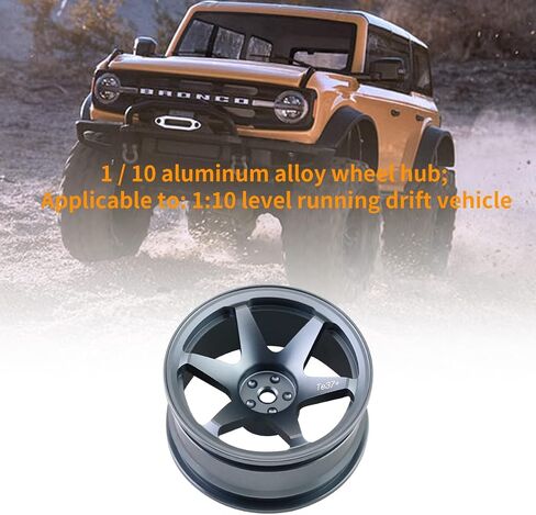 RC Alloy Rims Car Wheel Hub Hex 12mm Aluminium 52mm for 1.9inch Tires RC Crawler Car and 1/10 On-Road/Drift in Saudi Arabia