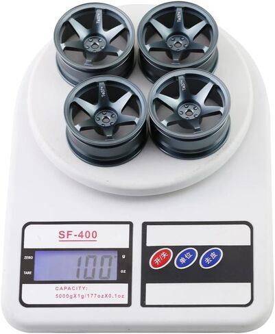 RC Alloy Rims Car Wheel Hub Hex 12mm Aluminium 52mm for 1.9inch Tires RC Crawler Car and 1/10 On-Road/Drift in Saudi Arabia