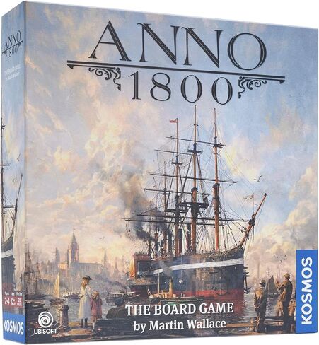 Anno 1800 - A Kosmos Game from Thames & Kosmos | A Civilization Game Based on The Video Game | Designed by Martin Wallace| for 2-4 Players, Ages 12 and up in Saudi Arabia