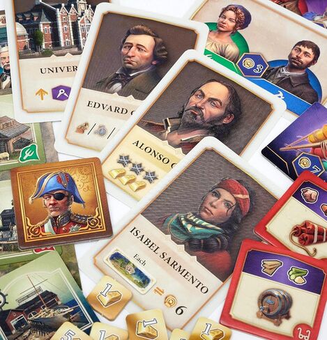 Anno 1800 - A Kosmos Game from Thames & Kosmos | A Civilization Game Based on The Video Game | Designed by Martin Wallace| for 2-4 Players, Ages 12 and up in Saudi Arabia